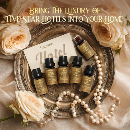 SALKING Hotel Diffuser Öl, Luxuriöses Hotel Duftöl Geschenkset, Premium Ätherisches Öl für Diffuser, inspiriert von den beliebtesten 5-Sterne-Düften, Weihnachtsgeschenke