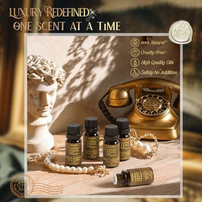 SALKING Hotel Diffuser Öl, Luxuriöses Hotel Duftöl Geschenkset, Premium Ätherisches Öl für Diffuser, inspiriert von den beliebtesten 5-Sterne-Düften, Weihnachtsgeschenke