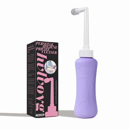17oz Umgekehrte Peri-Flasche für die Zeit nach der Geburt, Große Kapazität Tragbares Bidet, Perinealflasche, Unverzichtbar nach der Geburt, Toilettenhilfe für Operationen, Hygiene für die Intimhygiene, Ideal für die Reinigung nach dem Toilettengang