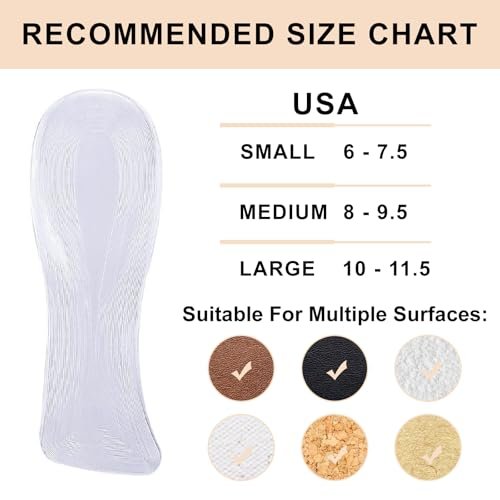 Gel-Einlegesohlen für High Heels – Gewichtsverlagernde Einlagen für Damen, Schmerzlinderung bei Fußschmerzen (Klein – US 6-7,5 Damenschuhe)