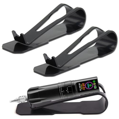 YONGDA Tätowierstift-Halter Set 3er-Pack - Acryl Tätowiermaschinen-Ständer mit U-förmigen Rillen, Organizer-Ablage für Tätowierstifte, stabil und leicht zu reinigen