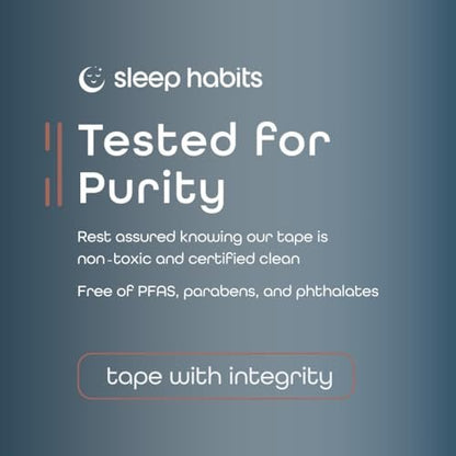 SleepHabits 45er Pack Atemstreifen, ungiftig, drittgeprüft, Nasenstreifen für bessere Atmung | Nasale Streifen gegen Schnarchen | Extra stark für empfindliche Haut | Nasenstreifen zum Schlafen, Lavendel