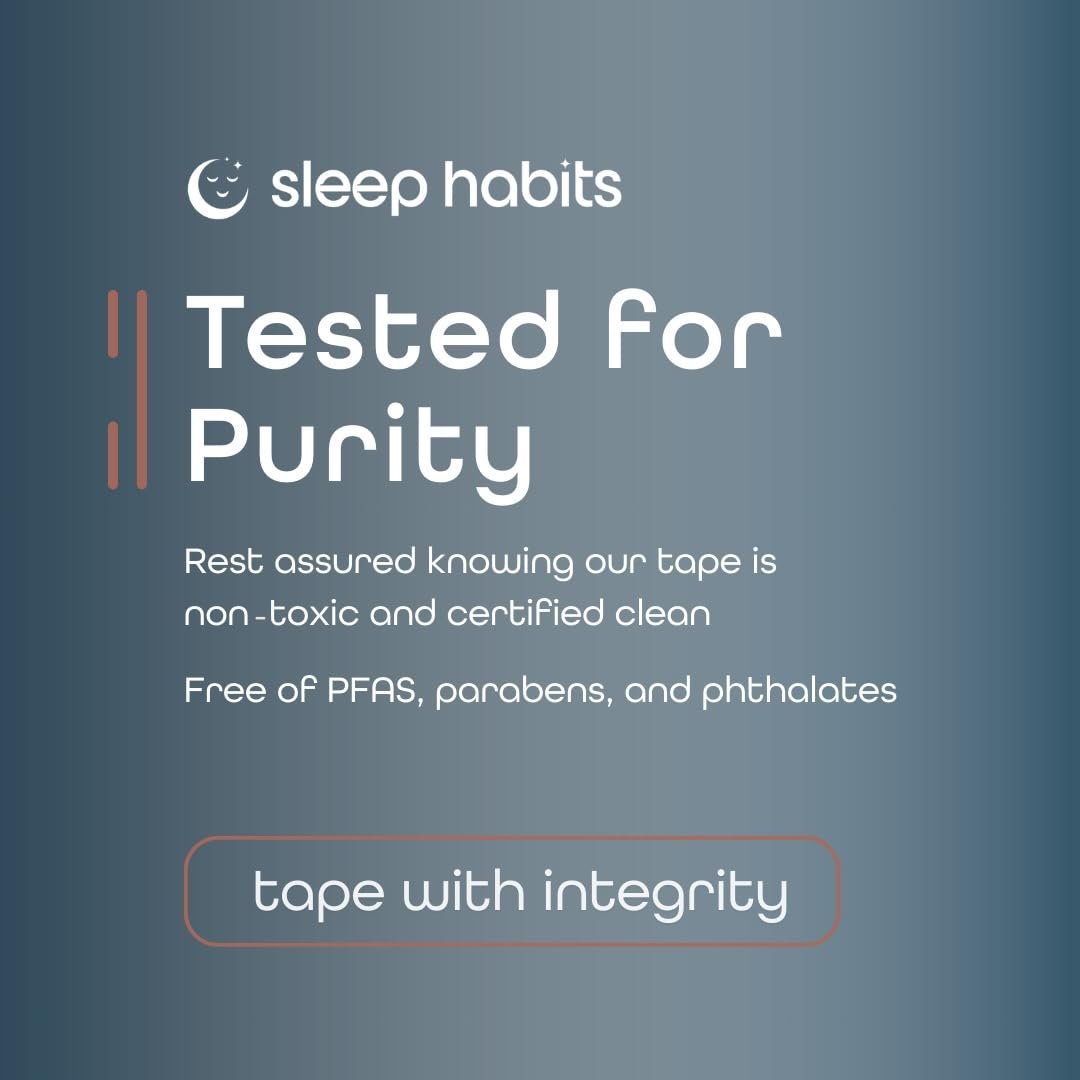 SleepHabits 45er Pack Atemstreifen, ungiftig, drittgeprüft, Nasenstreifen für bessere Atmung | Nasale Streifen gegen Schnarchen | Extra stark für empfindliche Haut | Nasenstreifen zum Schlafen, Lavendel