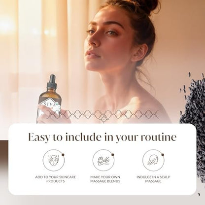 Siva Schwarzkümmelöl Bio - 118 ml – 100 % natürliches kaltgepresstes Schwarzkümmelöl - für Gesicht, Hautpflege, Haarpflege, Kopfhautmassage & Körpermassage – Trägeröl mit Pipette