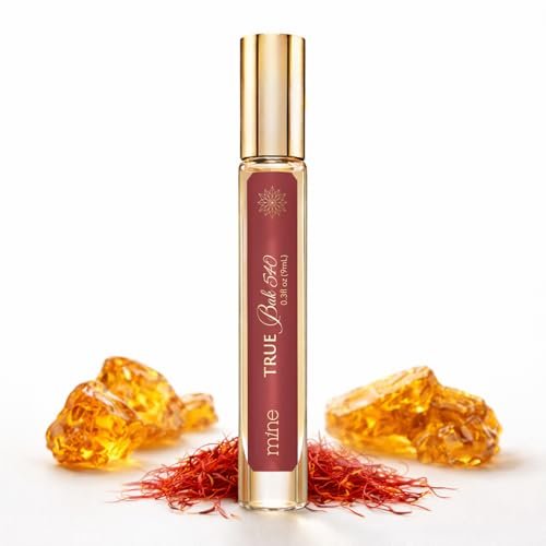 Mine True Bak 540 Eau de Parfum – Ambery Saffron – Lang anhaltendes Damenparfüm – Reisegröße 9 ml – Ideales Geschenk für Frauen