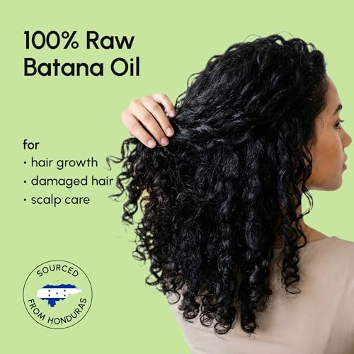 MAREE Batana Öl für Haarwachstum – 100% natürliches Batana-Öl aus Honduras – Roh, unraffiniert – Fördert Dichte, Stärke und beruhigt die Kopfhaut – für Frauen und Männer