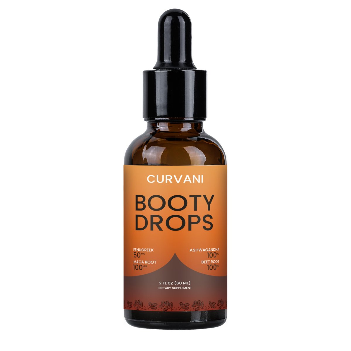 Curvani Booty Drops Lifting Serum – Konzentriertes Serum für Kurven & Schönheit, 60 ml