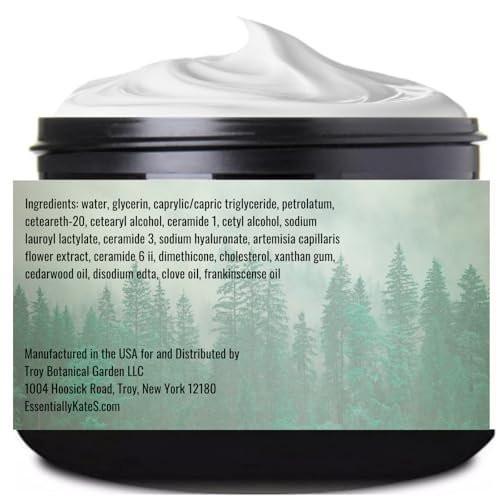 Cedarwood + Clove + Frankincense "Woodland Blend" Lotion 4 oz - Mit Ceramiden 1, 3 und 6II - Eine erdende Körpertherapie zur Wiederherstellung des inneren Gleichgewichts