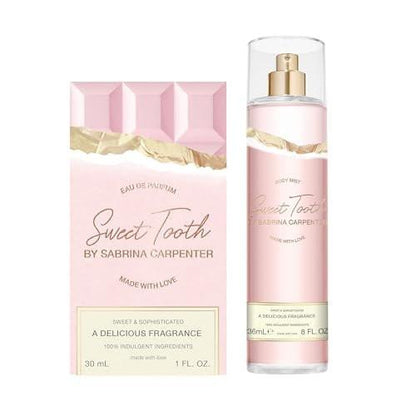 SCENT BEAUTY Sabrina Carpenter Eau de Parfum & Body Spray Bundle - Sweet Tooth - 30 ml & 240 ml