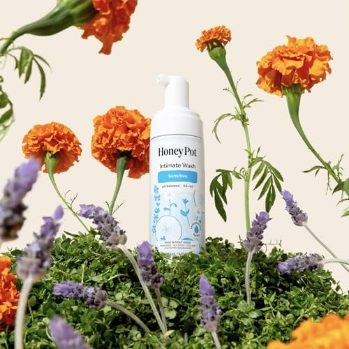Honey Pot – Sensitive Feminine Wash Nachfüllpackung – Kräuterinfundiert, pH-ausgeglichene pflanzliche Naturpflege – 10,5 Fl Oz