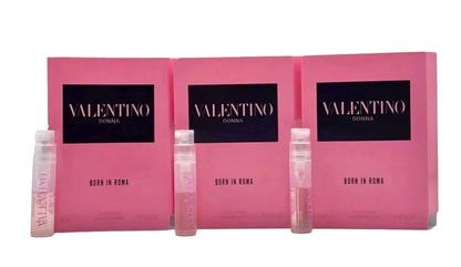 Valentino Born in Roma EDP Miniatur-Set für Frauen – 3 x 0,04 Fl Oz (1,2 ml) Probengröße