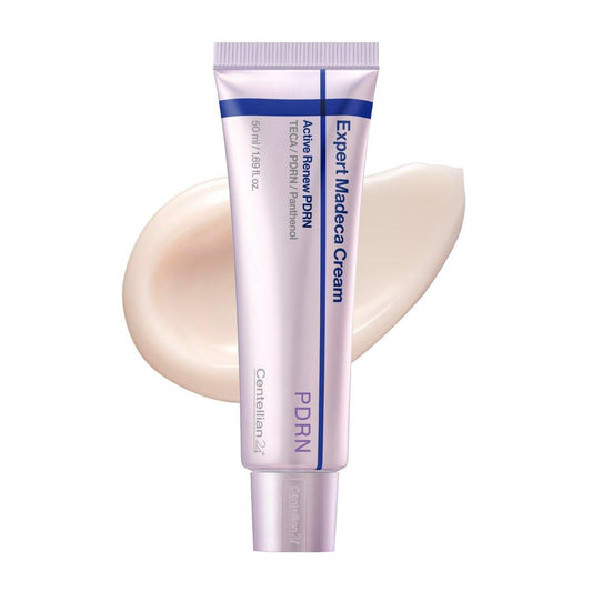 CENTELLIAN 24 Expert Madeca Cream Active Renew PDRN – Festigende, beruhigende & feuchtigkeitsspendende Gesichtscreme mit TECA-PDRN, Hyaluronsäure & Glutathion, koreanische Hautpflege (50 g)