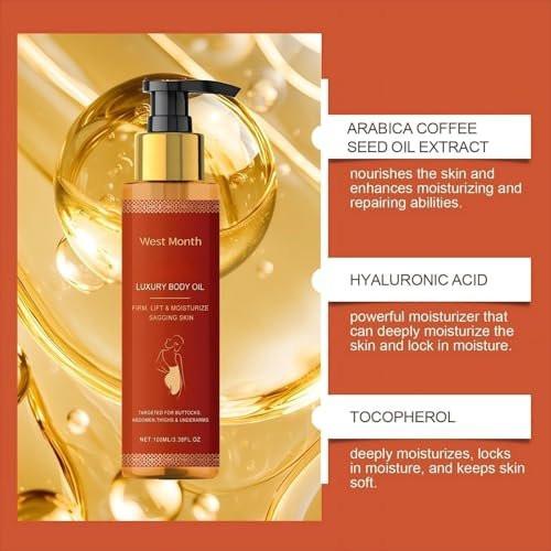 pewatul Body Firming Oil – Hydratisierendes und straffendes Körperöl für Frauen, 2 x 100 ml
