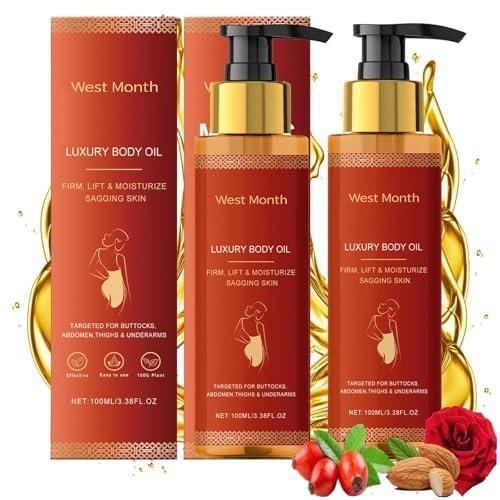 pewatul Body Firming Oil – Hydratisierendes und straffendes Körperöl für Frauen, 2 x 100 ml