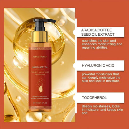 pewatul Body Firming Oil – Hydratisierendes und straffendes Körperöl für Frauen, 2 x 100 ml