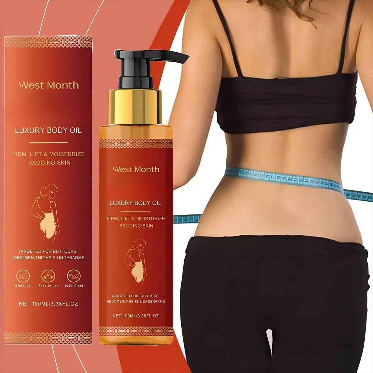 pewatul Body Firming Oil – Hydratisierendes und straffendes Körperöl für Frauen, 2 x 100 ml