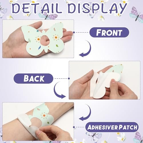 Geiserailie 32-teilige Klebepflaster für Dexcom G7 – CGM-Patches, Schmetterlingsband-Aufkleber, wasserdicht, schweißfest, flexibel, atmungsaktiv, vorgeschnitten, langlebig