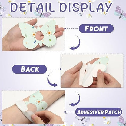 Geiserailie 32-teilige Klebepflaster für Dexcom G7 – CGM-Patches, Schmetterlingsband-Aufkleber, wasserdicht, schweißfest, flexibel, atmungsaktiv, vorgeschnitten, langlebig
