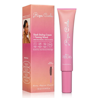 Rizos Curls Sleek Styling Cream + Taming Wand – Glättende Stylingcreme für lockiges Haar, 59 ml