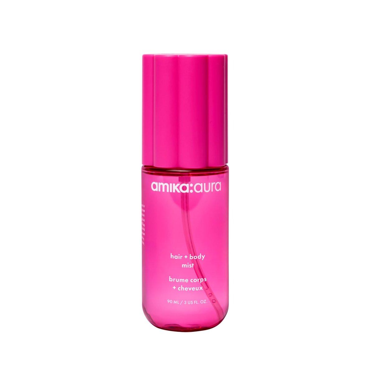 Amika Aura Haar- und Körperspray | Pink Grapefruit, Saftige Aprikose + Warme Vanille
