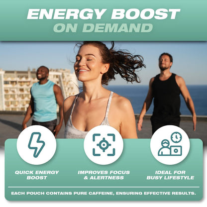 Wild 120mg Koffeinbeutel Nikotinfrei Wintergrün – 20 Energy Pouches – Koffeinbeutel