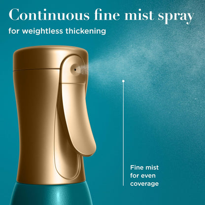 OGX ProGrowth + Peptide Serum Mist Hitzeschutzspray – Verdickt das Haar von der Wurzel bis zur Spitze und schützt vor Haarbruch für sichtbar dickeres, volleres Haar, 6,5 fl. oz.