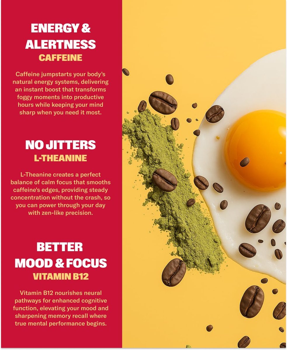 NuStrips™ Schnell lösliche Energie-Streifen mit 50 mg Koffein, L-Theanin & Vitamin B12 – Sofortige Energie & Fokus ohne Zittern oder Crash – Wirkt schneller als Kaffee – Beruhigender Zimt (3 Streifen)