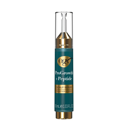 OGX ProGrowth + Peptid-Skalpserum – Stärkt und verdichtet das Haar durch Hydratation der Kopfhaut und Kräftigung der Haarwurzeln zur Unterstützung des natürlichen Haarwachstums, 10 ml