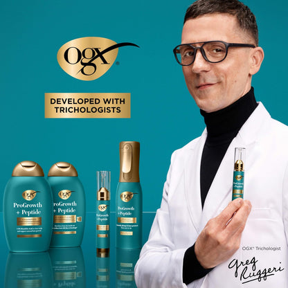 OGX ProGrowth + Peptide Conditioner – Stärkende Pflege gegen Haarbruch (390 ml)