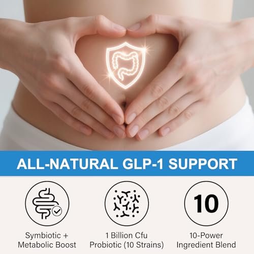Bivinke GLP-1 Supplement für Frauen und Männer, Hunger- & Stoffwechselunterstützung – Unterstützt GLP1 auf natürliche Weise, mit Präbiotika- und Probiotika-Mischung (90 Kapseln)