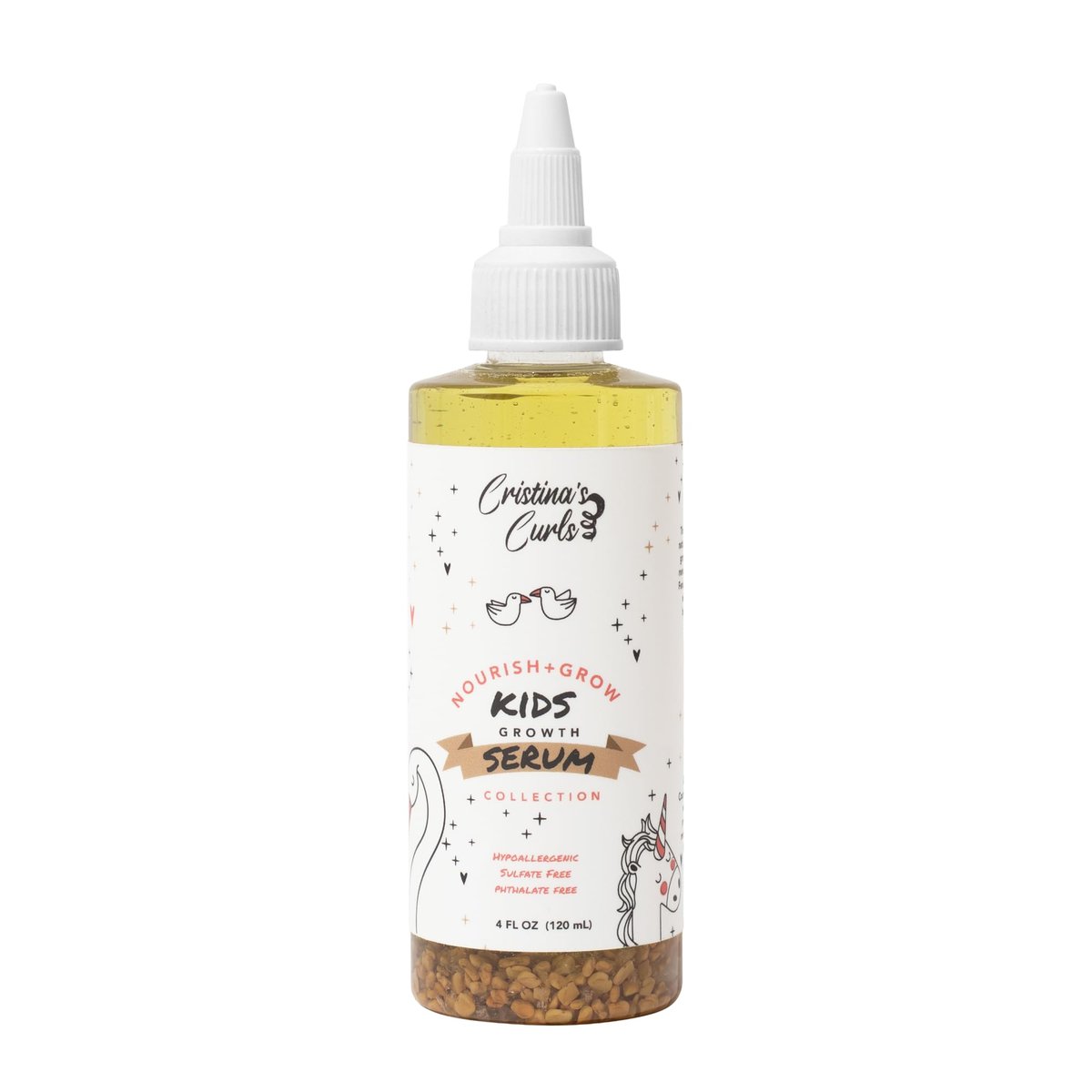 Cristina's Curls Kopfhaut-Serum für lockiges Haar – Trockene Kopfhaut Behandlung für Kinder, Beruhigendes Kopfhautöl gegen Trockenheit und Juckreiz, Gesunde Kopfhautpflege