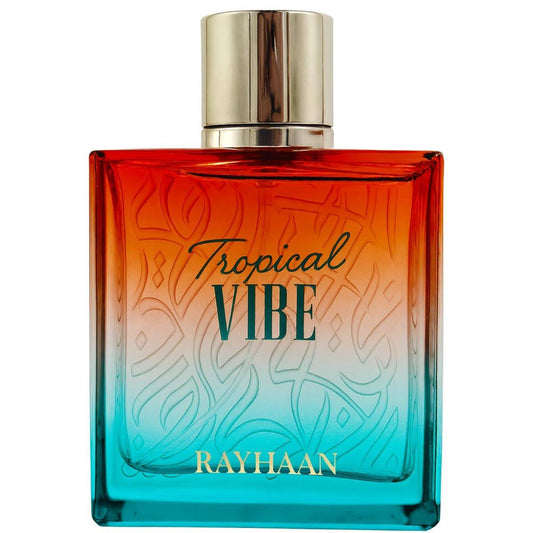 Rayhaan Tropical Vibe Eau de Parfum – Fruchtig, Blütig, Frisch, Woody – Langanhaltender Duft für Jeden, 100 ml