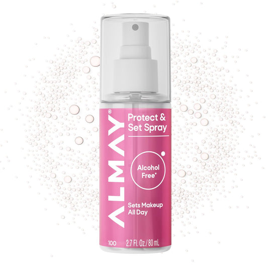 Almay Protect & Set Spray – Feuchtigkeitsspendender Make-up-Fixierspray, veganes Gesichtsspray, 100 ml