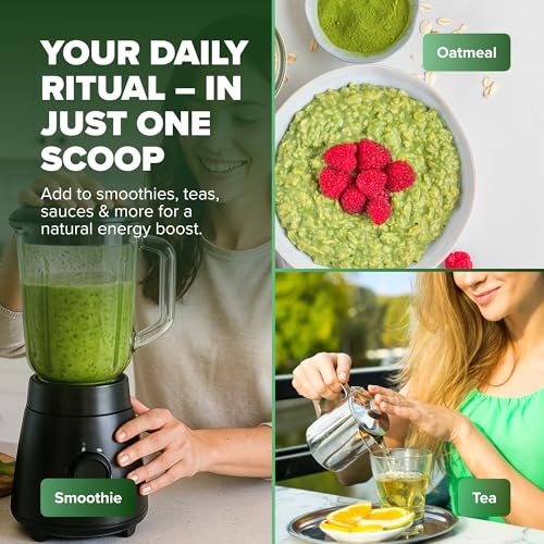 Rosabella Pure Moringa Pulver – Energie, Haut, Immunsystem & Darmgesundheit Superfood, Reich an Antioxidantien, Essentiellen Vitaminen & Aminosäuren, Natürliches grünes Superfood Nahrungsergänzungsmittel (3,7 oz (1er Pack))