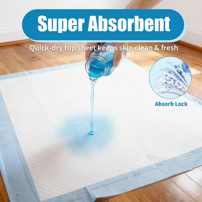 Warmify 10er-Pack Einweg-Bettauflagen 30" x 36" für Erwachsene, Kinder & Haustiere – Superabsorbierende Inkontinenzunterlagen mit wasserdichter Rückseite, auslaufsicher, weiche Vlies-Oberseite, Schutz für Bett & Möbel