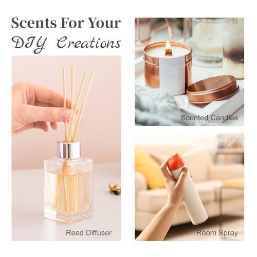 Amber Duftöl – MAYJAM 100 ml Ätherisches Öl für Diffuser, Seifen- und Kerzenherstellung, langanhaltend