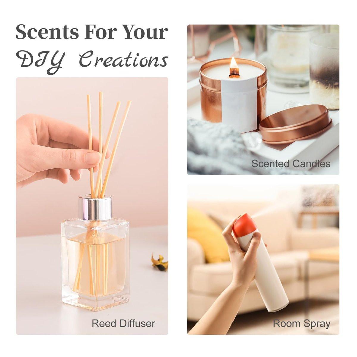 Amber Duftöl – MAYJAM 100 ml Ätherisches Öl für Diffuser, Seifen- und Kerzenherstellung, langanhaltend