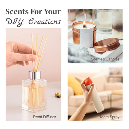 Amber Duftöl – MAYJAM 100 ml Ätherisches Öl für Diffuser, Seifen- und Kerzenherstellung, langanhaltend