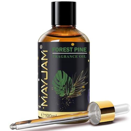 MAYJAM Waldkiefer Duftöl – 100 ml Ätherisches Pinienöl für Diffuser, Seifen- und Kerzenherstellung, langanhaltender Duft