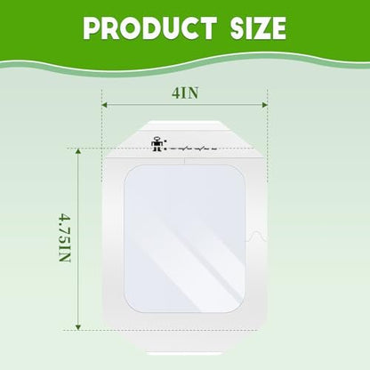 50 Stück Transparente Wundfolie - 4" x 4,75" Wasserdichte Pflaster für Wunden, Wundverband zum Schwimmen, nach der OP, IV-Schutz, Tattoo-Nachsorge, selbstklebende Pflaster