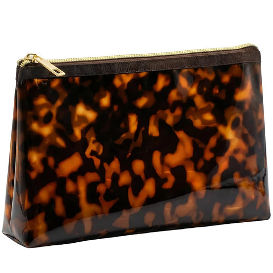 ORBENTO Retro-Schildkrötprint Kosmetiktasche Mini Pouch