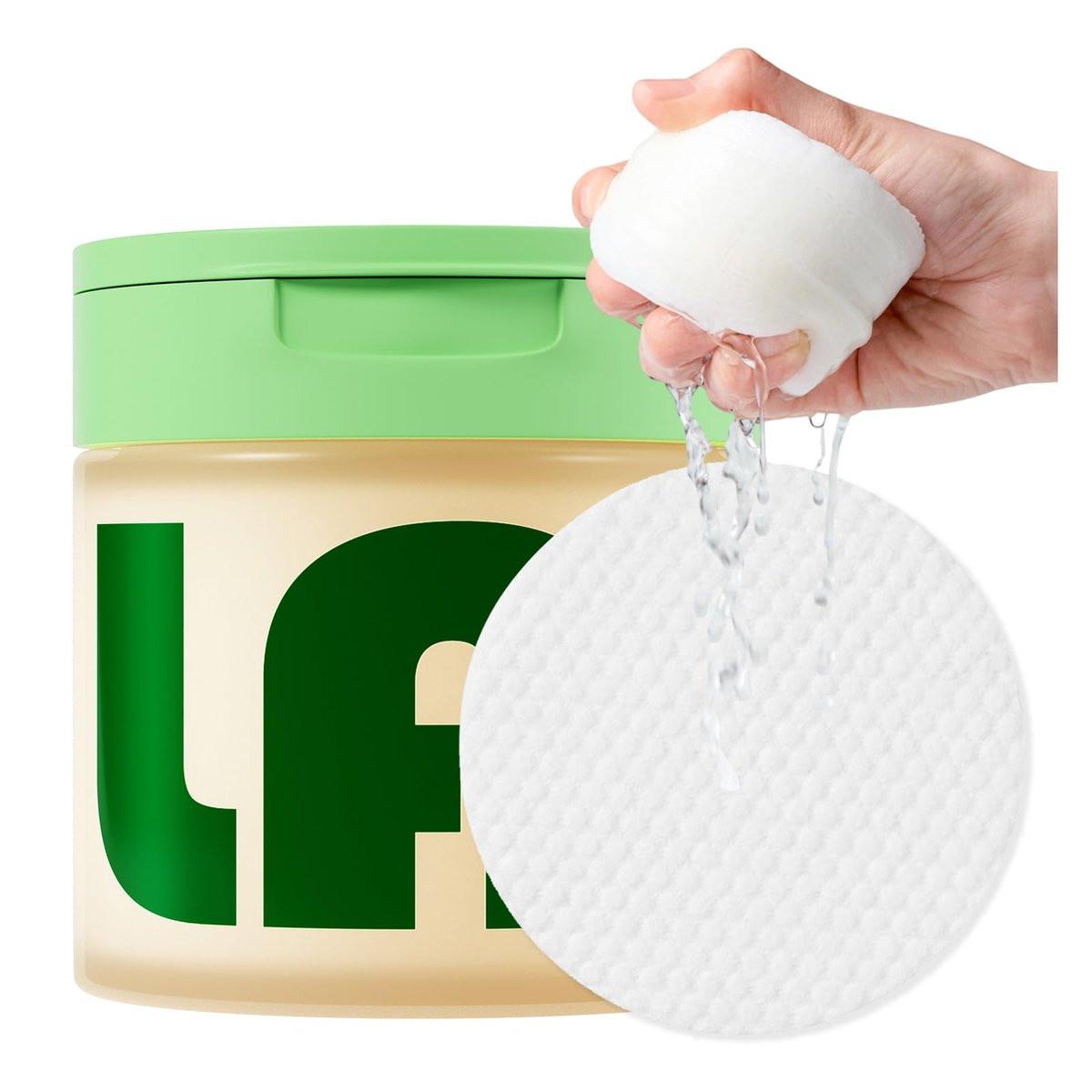 LABJD Toning Polish Pads – 100 feuchtigkeitsspendende Gesichtstoner-Pads mit Schneckenschleim, Niacinamid, Peptiden und Centella für dunkle Flecken, Falten und matte Haut