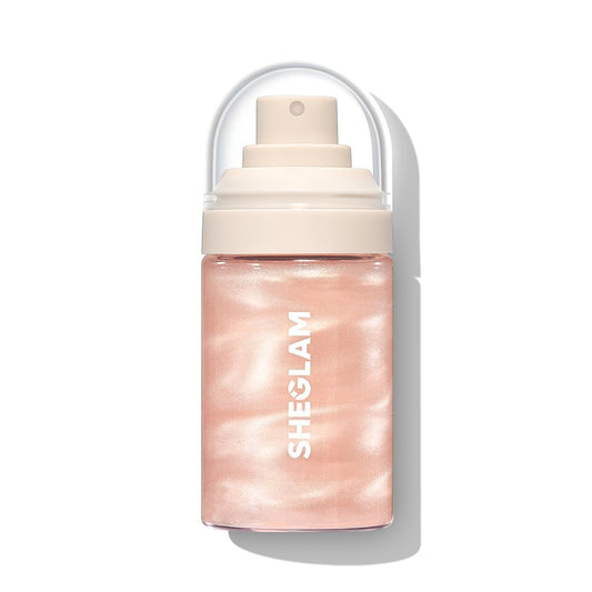 SHEGLAM Light Me Up Luminous Waterproof Makeup Long Lasting Setting Spray – langanhaltender, wasserfester Fixierspray für leuchtenden Teint