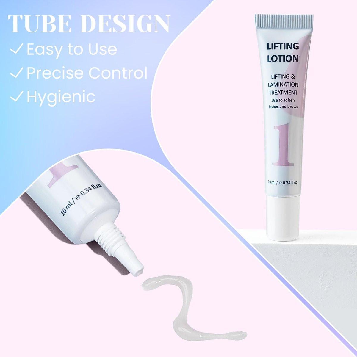 Libeauty Wimpernlifting und Schwarzfärbe-Set – 4-in-1 Wimpernpermanente & Brauenlamination für zu Hause