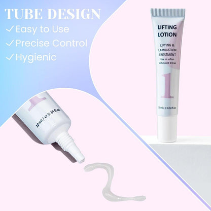 Libeauty Wimpernlifting und Schwarzfärbe-Set – 4-in-1 Wimpernpermanente & Brauenlamination für zu Hause