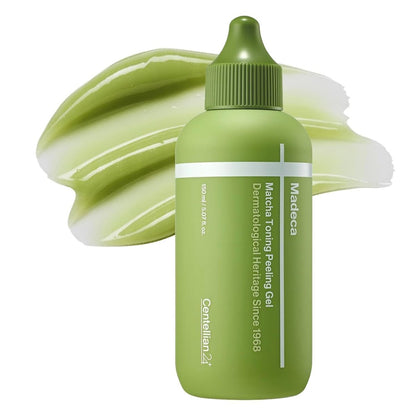 CENTELLIAN 24 Madeca Matcha Peeling Gel (150 ml) – Sanftes Peeling für klare, glatte & ausgeglichene Haut, Koreanische Hautpflege mit Matcha-TECA-Komplex und Kohle-Kapseln