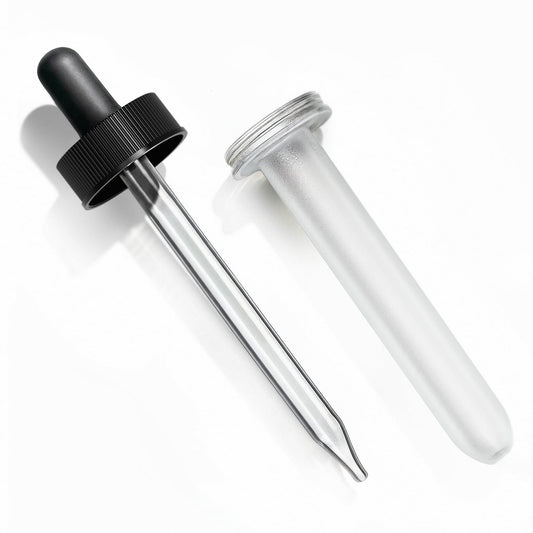 Handcraft Blends Glaspipette für 4 oz Flaschen – mit Kunststoffschutz – für Trägeröle und ätherische Öle