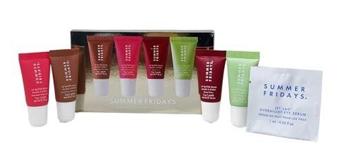 Summer Fridays The Lip Butter Balm Minis Set – Vanilla Beige, Pink Guava, Cherry, Sweet Mint (4 x 0,16 oz)