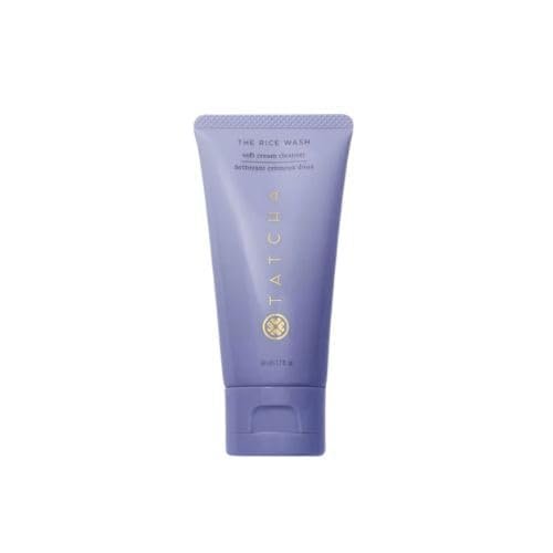 TATCHA The Rice Wash, Reisegröße | Sanfter Cremereiniger für das Gesicht – Entfernt Rückstände ohne die Haut zu entfetten für einen weichen, strahlenden Teint | 50 ml/1,7 fl. oz.