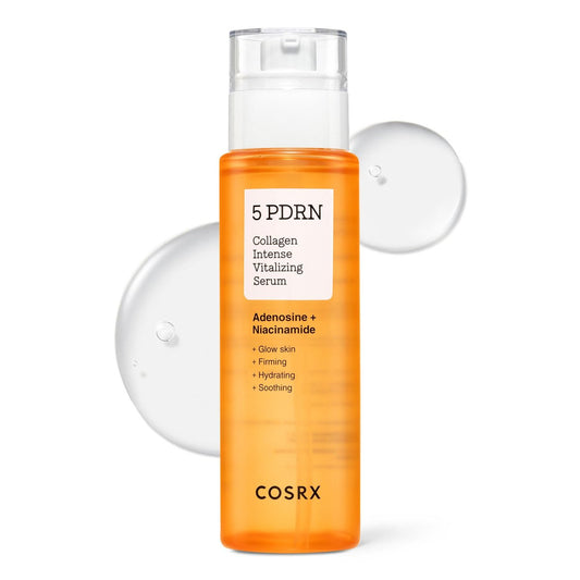 COSRX 5 PDRN Collagen Intense Vitalizing Serum – Korean Serum für straffe & leuchtende Haut mit Lachs-DNA, Centella, Lactobacillus PDRN & Kollagen (100 ml)